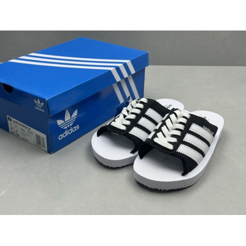 Replica Adidas Slippers For Men #1237636 $56.00 USD for Wholesale