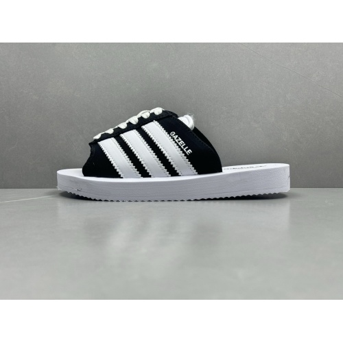 Replica Adidas Slippers For Men #1237636 $56.00 USD for Wholesale