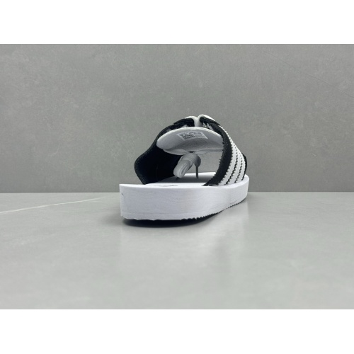 Replica Adidas Slippers For Men #1237636 $56.00 USD for Wholesale