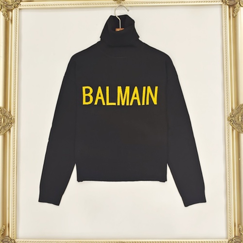 Wholesale Balmain Sweaters Long Sleeved For Women #1237657 $56.00 USD, Wholesale Quality Replica Balmain Sweaters