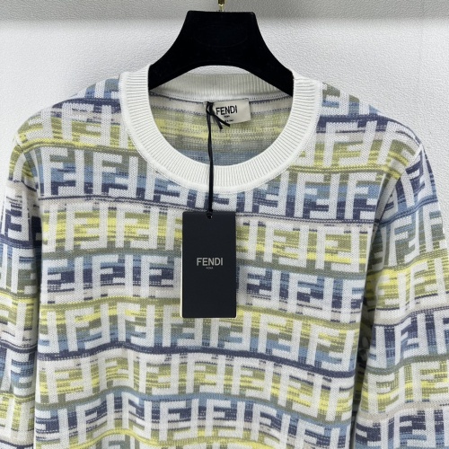 Replica Fendi Sweaters Long Sleeved For Women #1237700 $92.00 USD for Wholesale