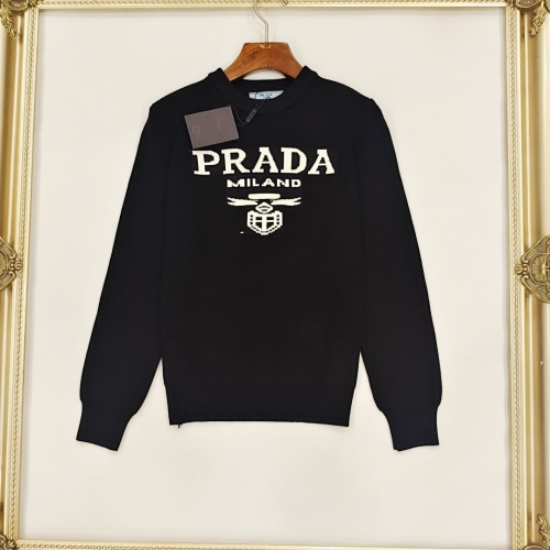 Wholesale Prada Sweater Long Sleeved For Women #1237716 $52.00 USD, Wholesale Quality Replica Prada Sweater