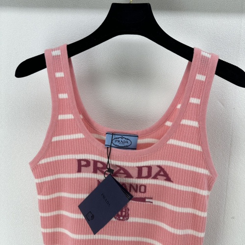 Replica Prada T-Shirts Sleeveless For Women #1237758 $72.00 USD for Wholesale