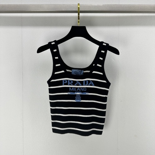 Wholesale Prada T-Shirts Sleeveless For Women #1237759 $72.00 USD, Wholesale Quality Replica Prada T-Shirts