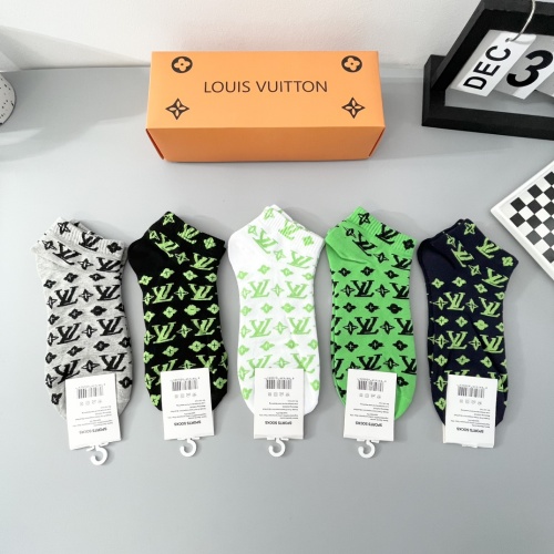 Replica Louis Vuitton LV Socks #1237761 $27.00 USD for Wholesale