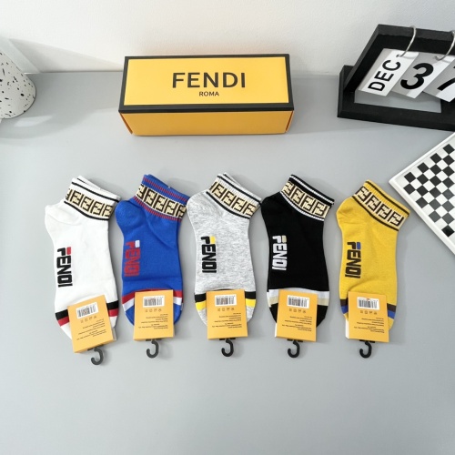 Wholesale Fendi Socks #1237764 $27.00 USD, Wholesale Quality Replica Fendi Socks