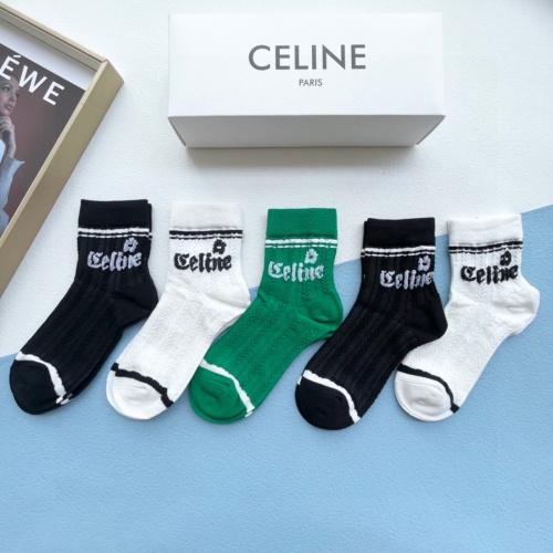 Wholesale Celine Socks #1237774 $27.00 USD, Wholesale Quality Replica Celine Socks