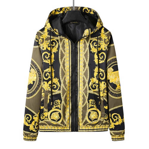 Wholesale Versace Jackets Long Sleeved For Men #1237781 $52.00 USD, Wholesale Quality Replica Versace Jackets