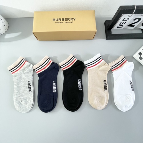 Wholesale Burberry Socks #1237793 $27.00 USD, Wholesale Quality Replica Burberry Socks