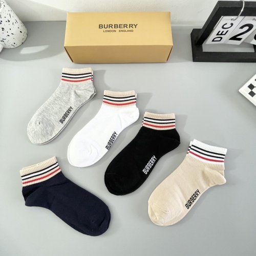 Replica Burberry Socks #1237793 $27.00 USD for Wholesale