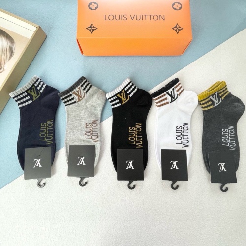 Wholesale Louis Vuitton LV Socks #1237835 $27.00 USD, Wholesale Quality Replica Louis Vuitton LV Socks