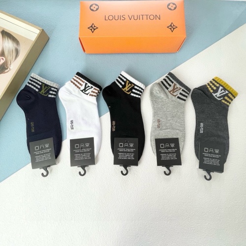 Replica Louis Vuitton LV Socks #1237835 $27.00 USD for Wholesale