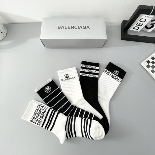 Replica Balenciaga Socks #1237836 $29.00 USD for Wholesale