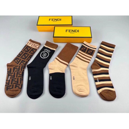 Wholesale Fendi Socks #1238064 $29.00 USD, Wholesale Quality Replica Fendi Socks