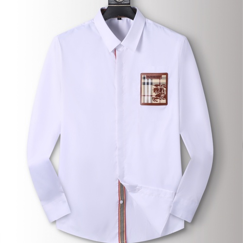 Wholesale Burberry Shirts Long Sleeved For Men #1238244 $40.00 USD, Wholesale Quality Replica Burberry Shirts