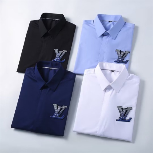 Replica Louis Vuitton LV Shirts Long Sleeved For Men #1238279 $40.00 USD for Wholesale