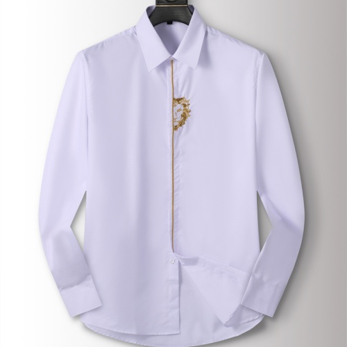 Wholesale Versace Shirts Long Sleeved For Men #1238290 $41.00 USD, Wholesale Quality Replica Versace Shirts