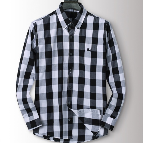 Wholesale Burberry Shirts Long Sleeved For Men #1238312 $34.00 USD, Wholesale Quality Replica Burberry Shirts