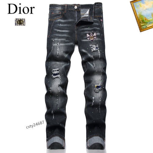 Wholesale Christian Dior Jeans For Men #1238337 $48.00 USD, Wholesale Quality Replica Christian Dior Jeans