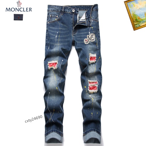 Wholesale Moncler Jeans For Men #1238338 $48.00 USD, Wholesale Quality Replica Moncler Jeans