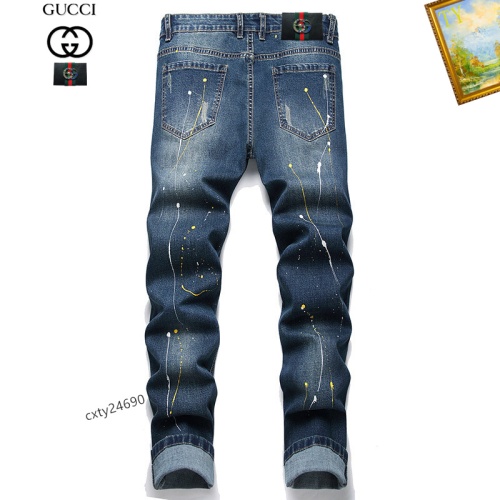 Replica Gucci Jeans For Men #1238340 $48.00 USD for Wholesale