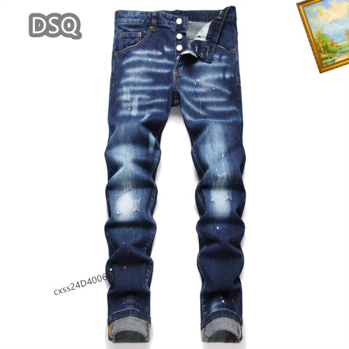 Replica Dsquared Jeans For Men #1238372 $48.00 USD for Wholesale