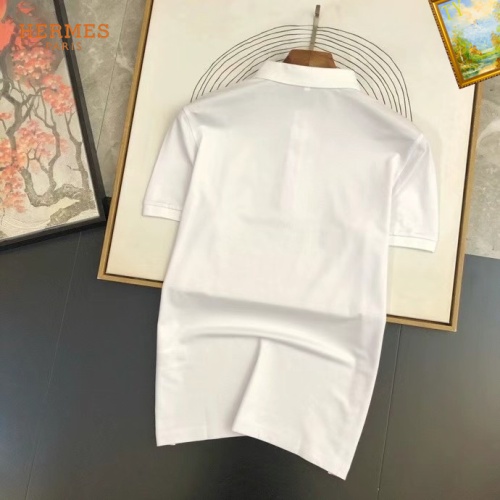 Replica Hermes T-Shirts Short Sleeved For Men #1238380 $29.00 USD for Wholesale