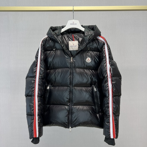 Wholesale Moncler Down Feather Coat Long Sleeved For Men #1238533 $160.00 USD, Wholesale Quality Replica Moncler Down Feather Coat