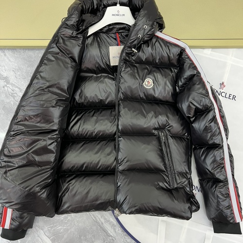 Replica Moncler Down Feather Coat Long Sleeved For Men #1238533 $160.00 USD for Wholesale