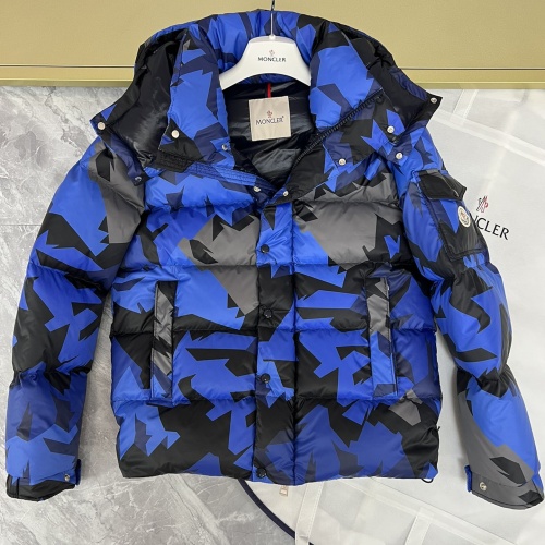 Wholesale Moncler Down Feather Coat Long Sleeved For Men #1238537 $160.00 USD, Wholesale Quality Replica Moncler Down Feather Coat