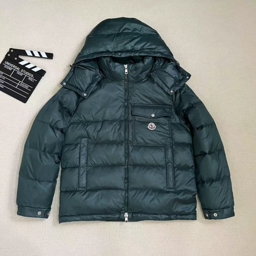 Wholesale Moncler Down Feather Coat Long Sleeved For Men #1238547 $160.00 USD, Wholesale Quality Replica Moncler Down Feather Coat