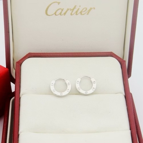 Wholesale Cartier Earrings For Women #1238633 $25.00 USD, Wholesale Quality Replica Cartier Earrings