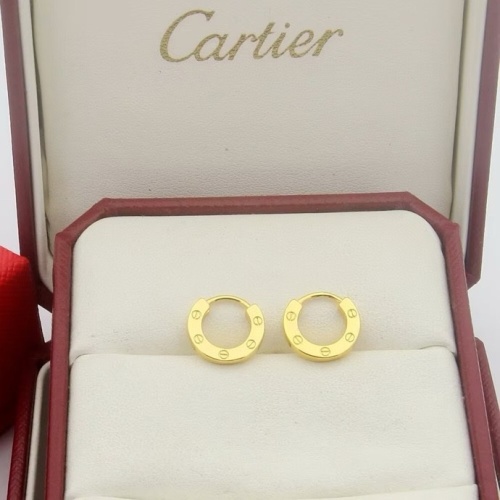 Wholesale Cartier Earrings For Women #1238635 $25.00 USD, Wholesale Quality Replica Cartier Earrings