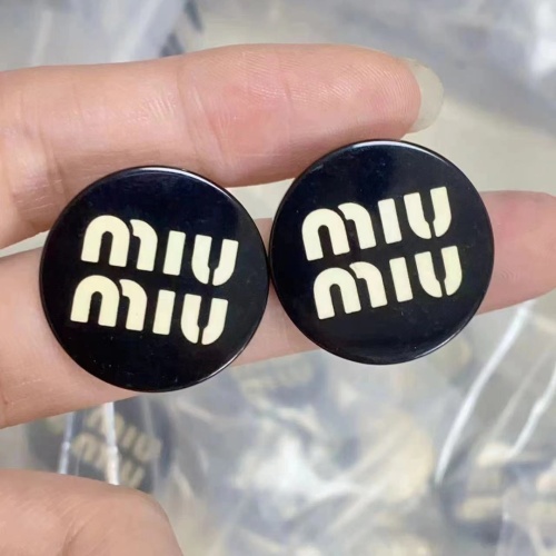 Wholesale MIU MIU Earrings For Women #1238638 $25.00 USD, Wholesale Quality Replica MIU MIU Earrings