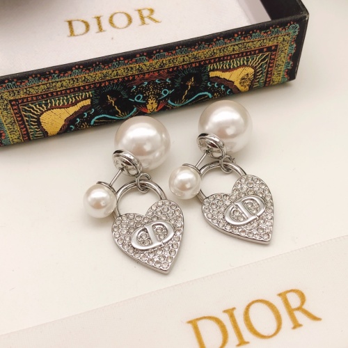 Replica Christian Dior Earrings For Women #1238673 $27.00 USD for Wholesale