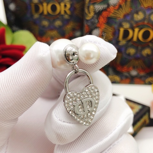 Replica Christian Dior Earrings For Women #1238673 $27.00 USD for Wholesale