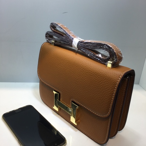 Replica Hermes AAA Quality Messenger Bags For Women #1238680 $92.00 USD for Wholesale