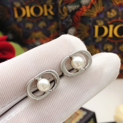 Replica Christian Dior Earrings For Women #1238689 $25.00 USD for Wholesale