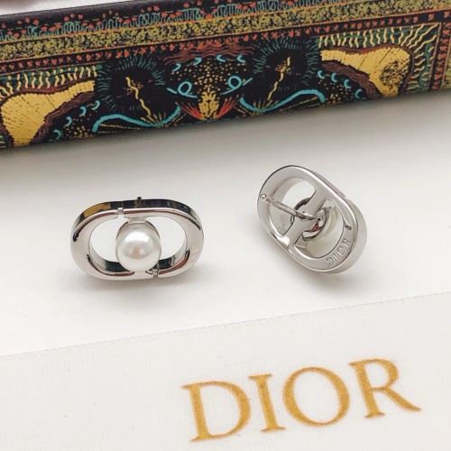 Replica Christian Dior Earrings For Women #1238689 $25.00 USD for Wholesale