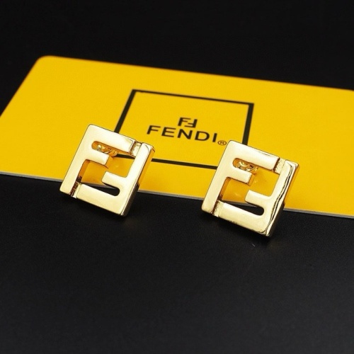 Wholesale Fendi Earrings For Women #1238697 $25.00 USD, Wholesale Quality Replica Fendi Earrings