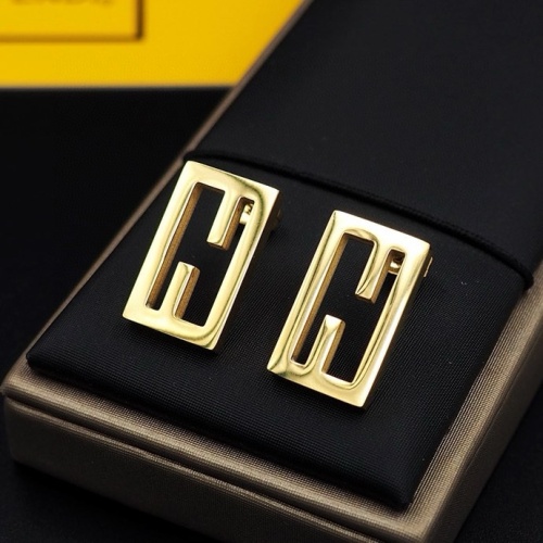 Wholesale Fendi Earrings For Women #1238701 $23.00 USD, Wholesale Quality Replica Fendi Earrings