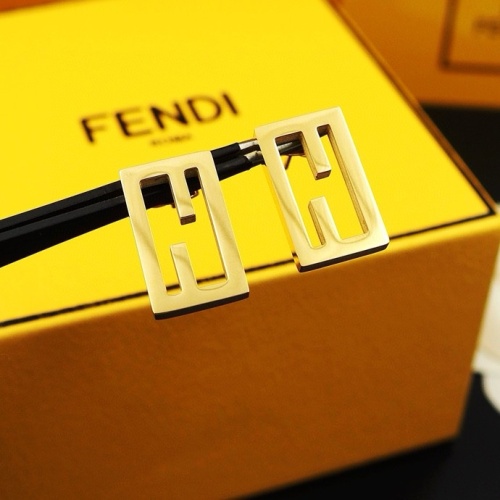 Replica Fendi Earrings For Women #1238701 $23.00 USD for Wholesale