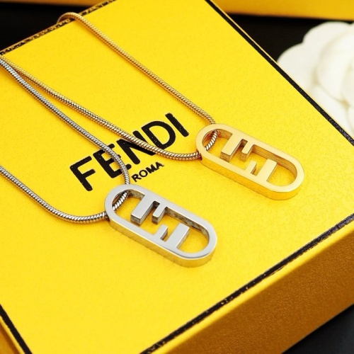 Replica Fendi Necklaces #1238727 $25.00 USD for Wholesale