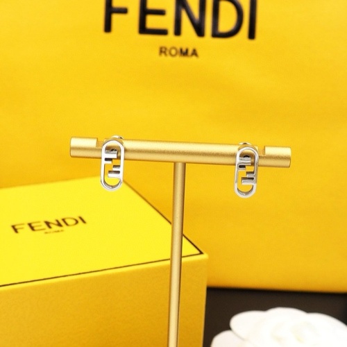 Replica Fendi Earrings For Women #1238742 $23.00 USD for Wholesale