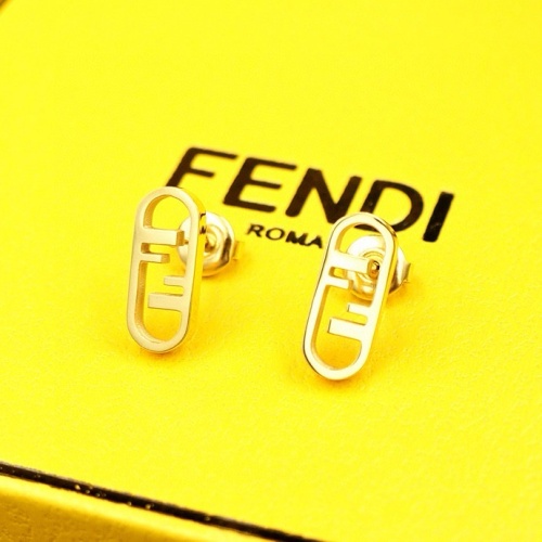 Wholesale Fendi Earrings For Women #1238743 $23.00 USD, Wholesale Quality Replica Fendi Earrings