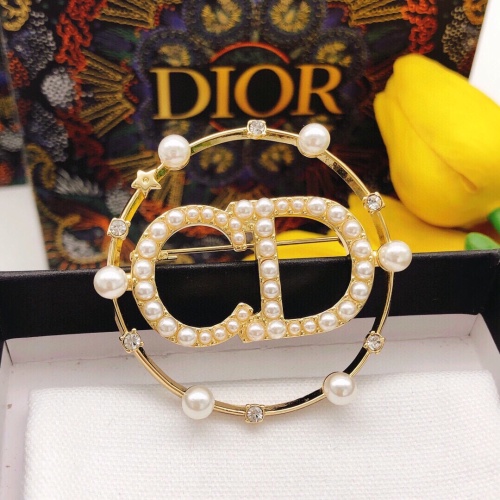 Replica Christian Dior Brooches For Women #1238766 $27.00 USD for Wholesale