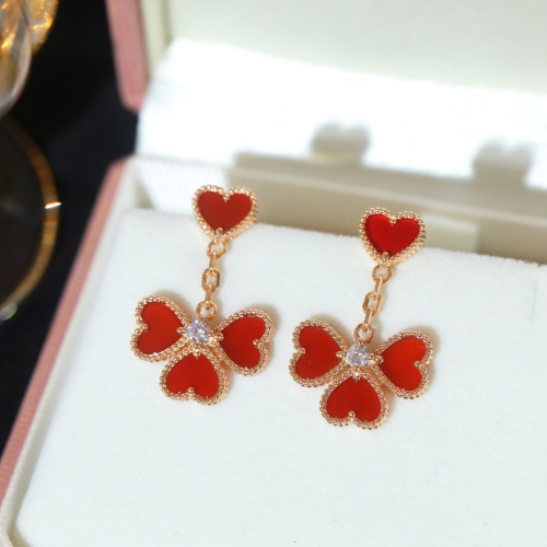 Wholesale Van Cleef &amp; Arpels Earrings For Women #1238912 $72.00 USD, Wholesale Quality Replica Van Cleef &amp; Arpels Earrings