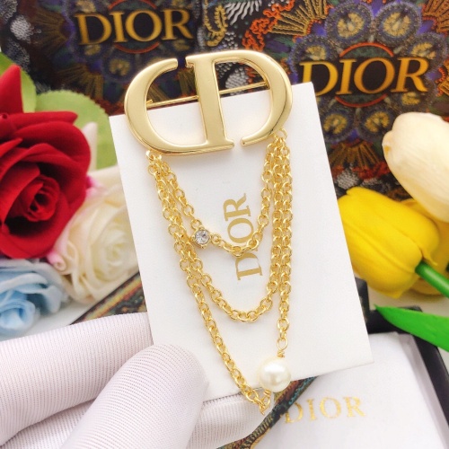 Wholesale Christian Dior Brooches For Women #1238942 $27.00 USD, Wholesale Quality Replica Christian Dior Brooches