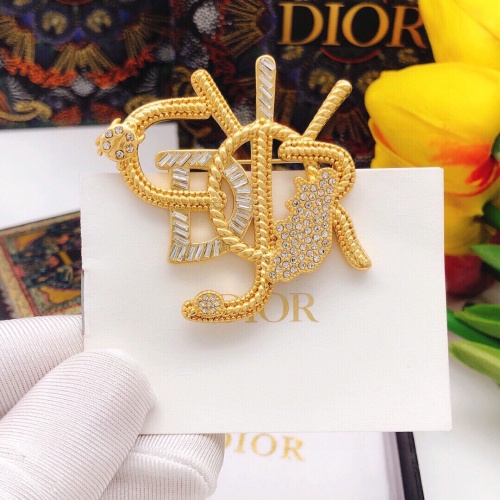 Wholesale Christian Dior Brooches For Women #1238943 $27.00 USD, Wholesale Quality Replica Christian Dior Brooches