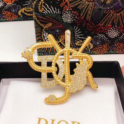 Replica Christian Dior Brooches For Women #1238943 $27.00 USD for Wholesale